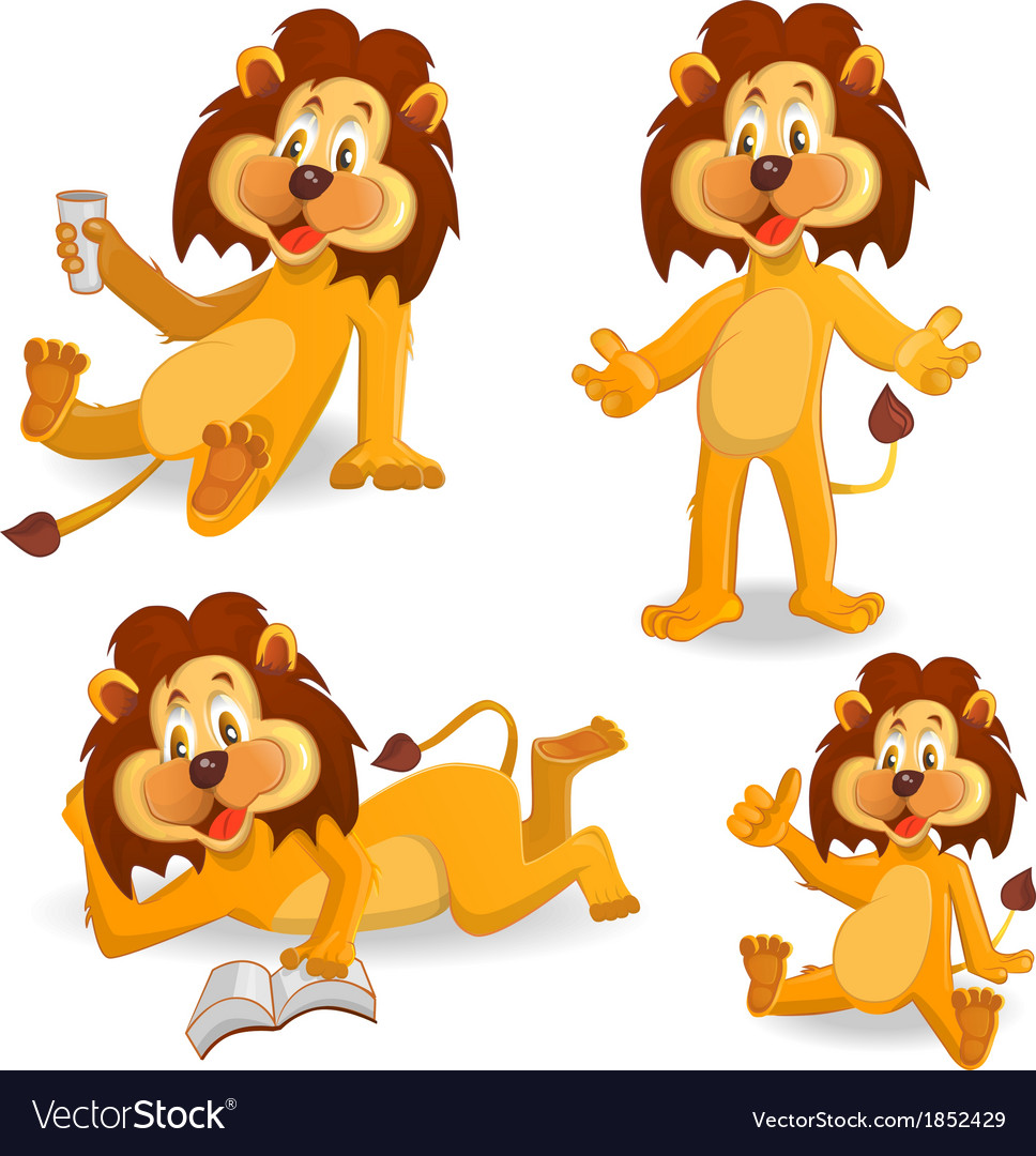 cartoon images of daniel in the lion's den