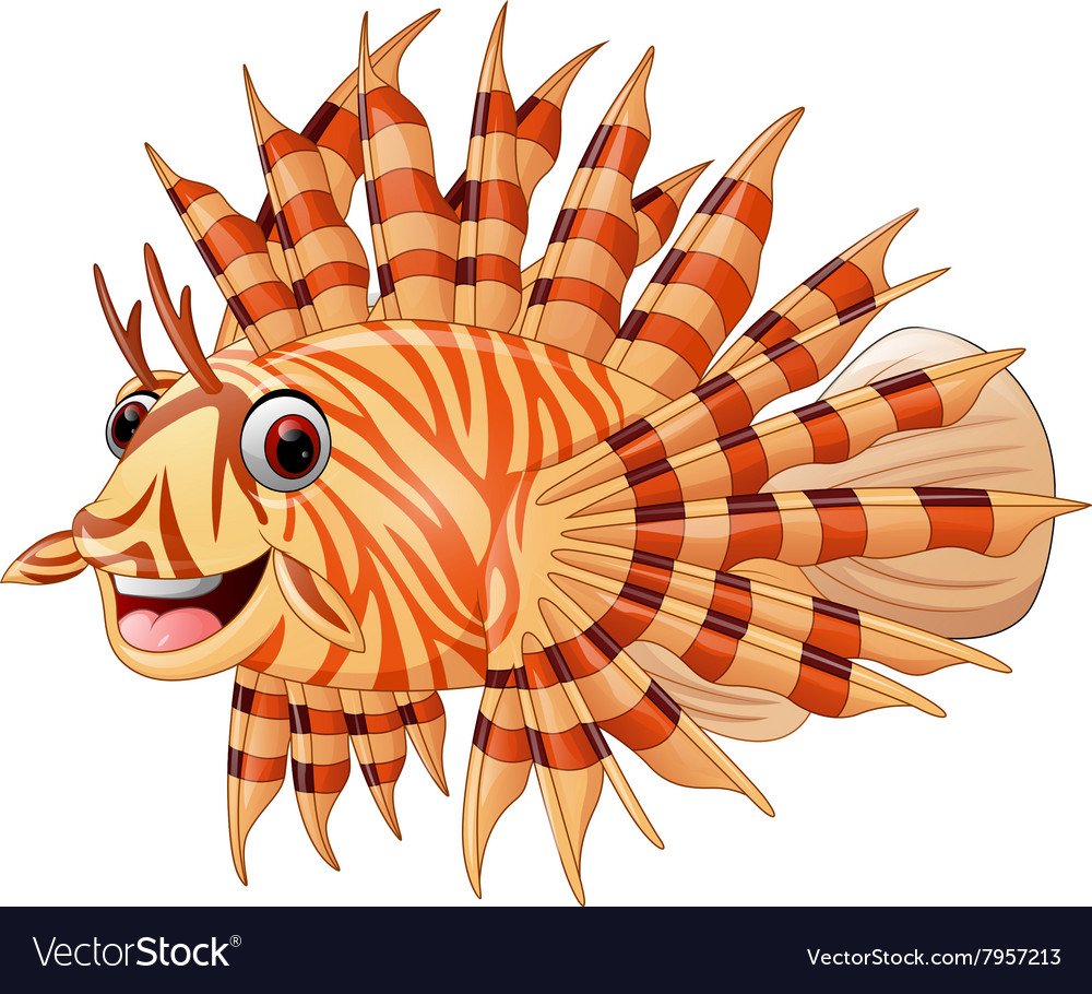images of cartoon lionfish