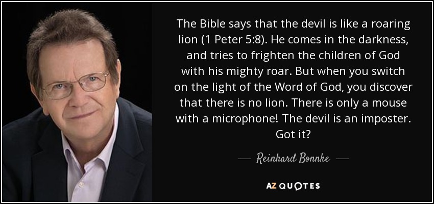 devil roaring lion bible verse