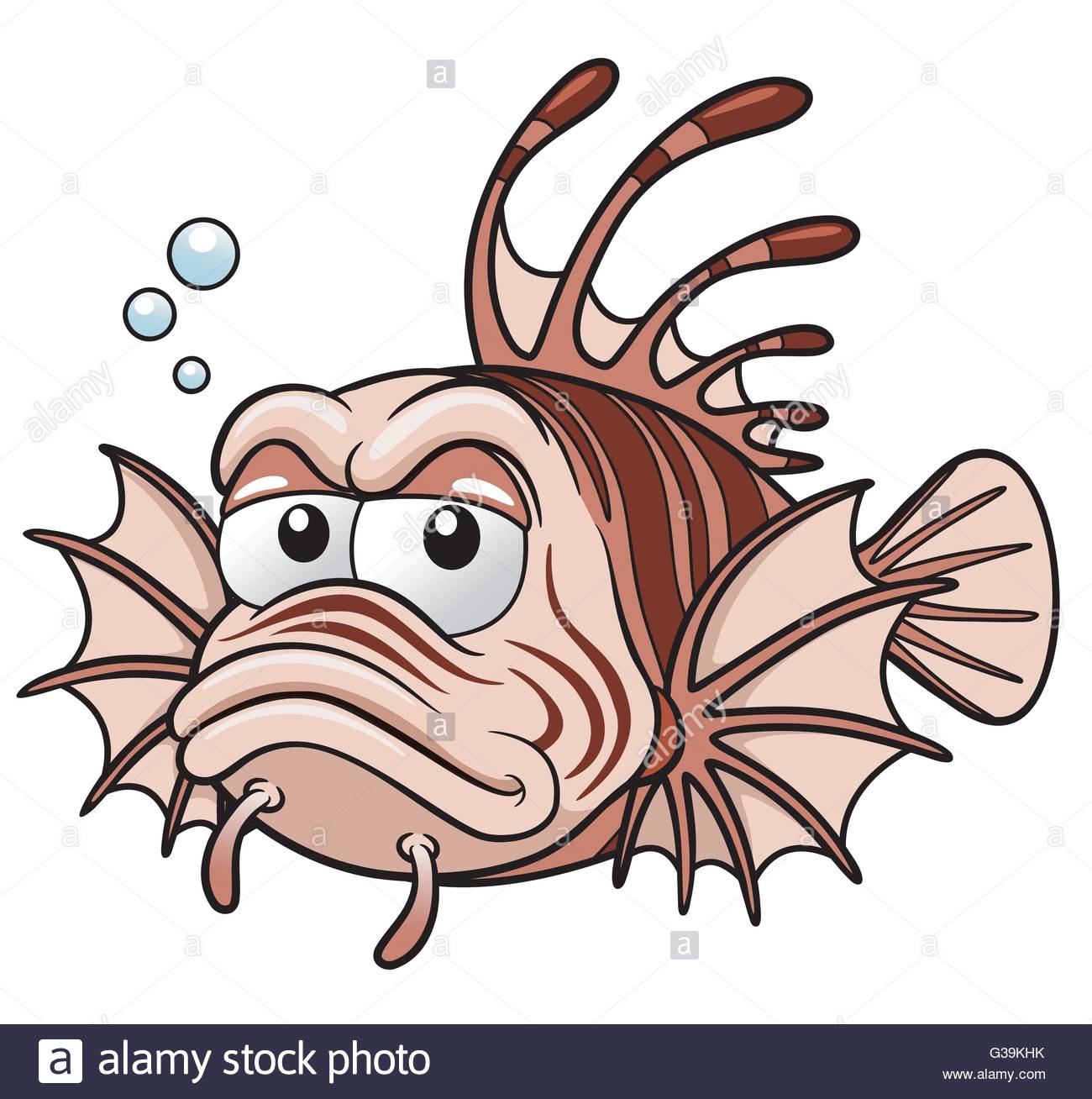 images of cartoon lionfish