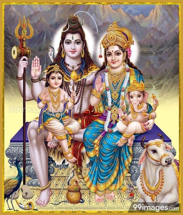 lord shiva and parvati wallpaper hd