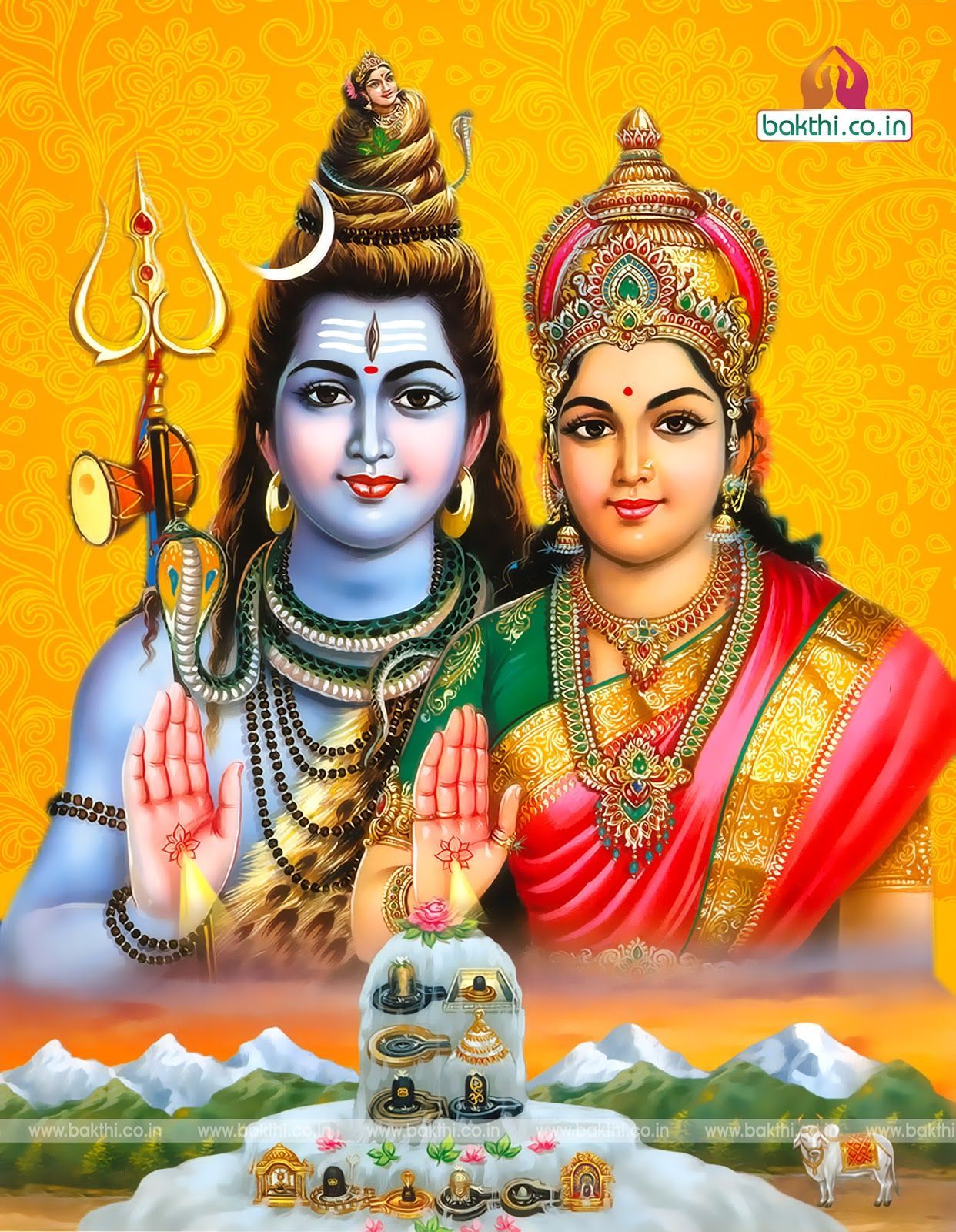 lord shiva and parvati images hd
