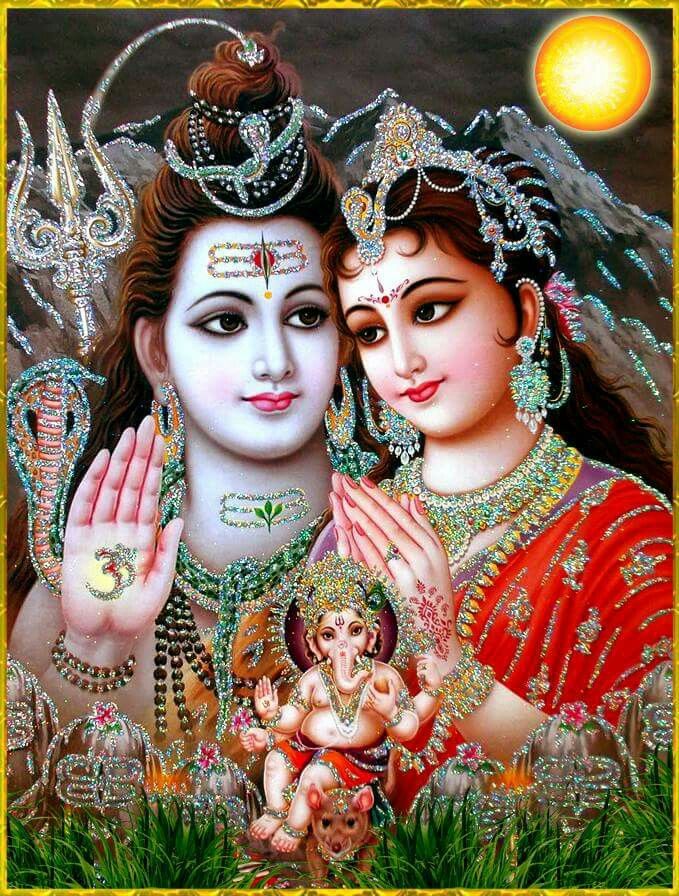 images of lord shiva and parvati maa

