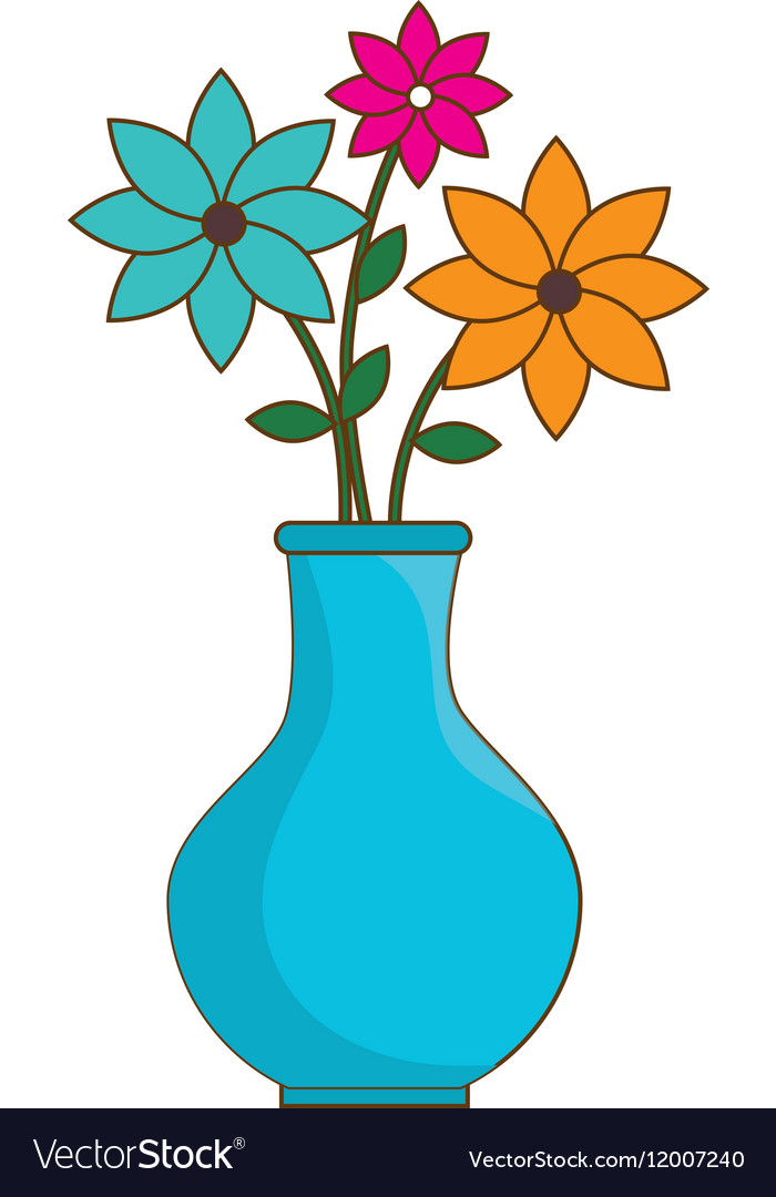 picture of flower vase clipart