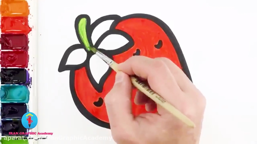 نقاشی با آبرنگ ساده و آسان برای کودکان