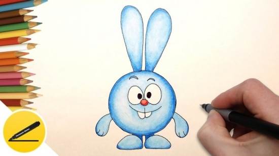 مدل نقاشی ساده برای کودکان با مداد رنگی