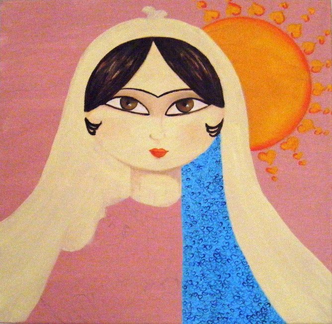 نقاشی سنتی ایرانی ساده
