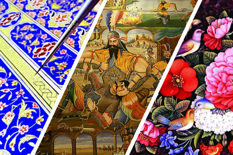 انواع نقاشی سنتی ایرانی
