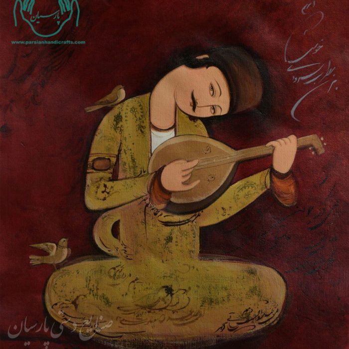 نقاشی سنتی ایرانی کاملیا شجاعی