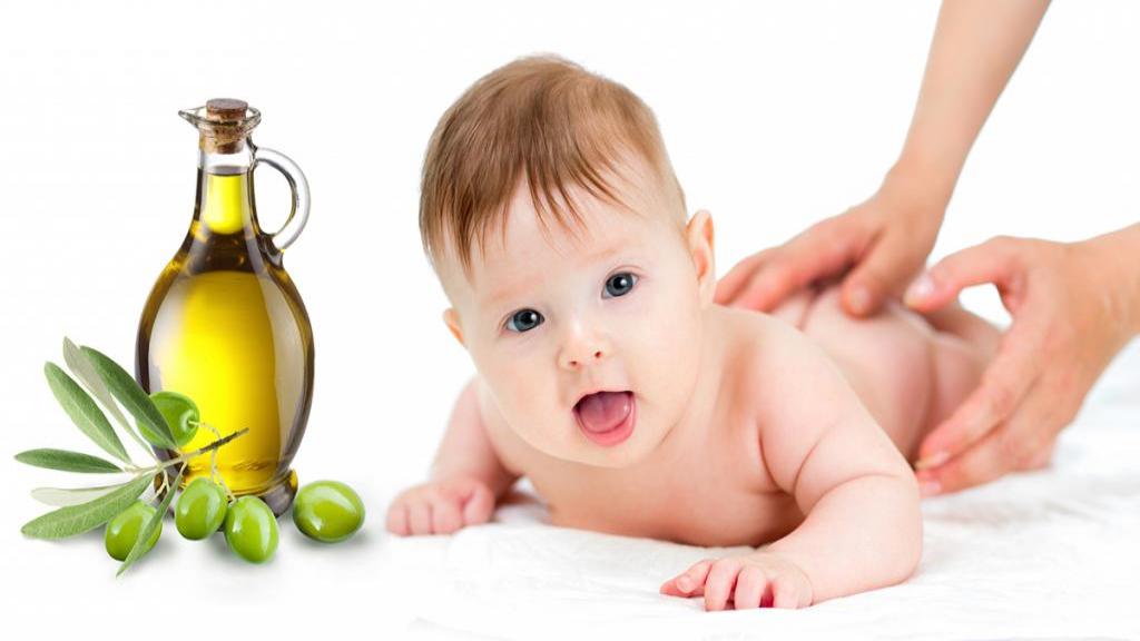 روغن زیتون برای مو نوزاد
