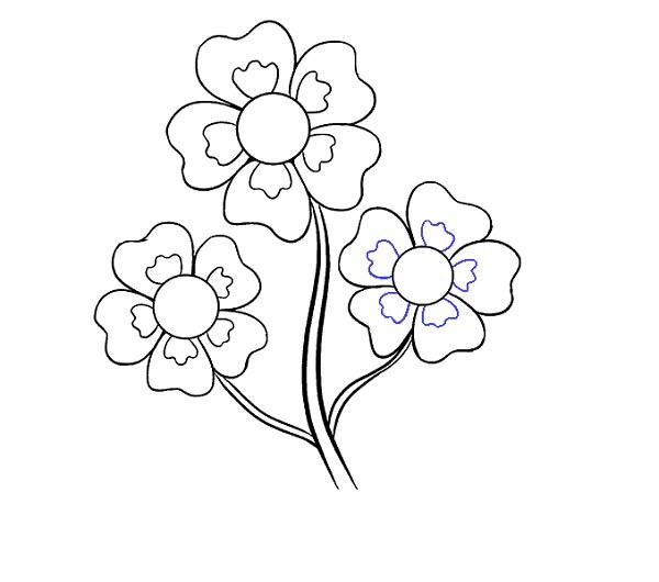 طراحی گل های ساده و زیبا