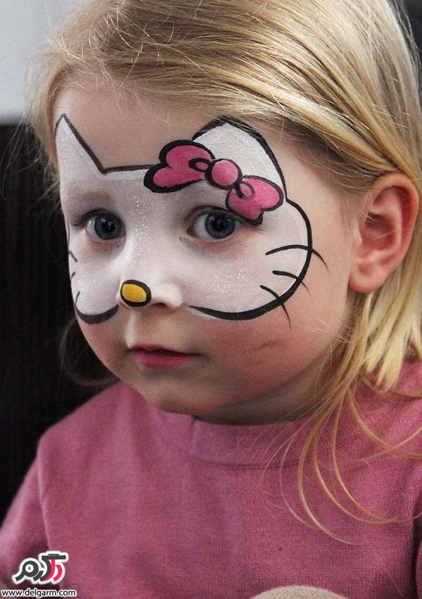 عکس مدل نقاشی روی صورت کودکان