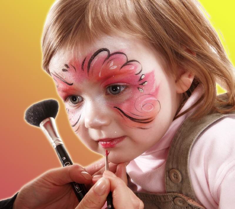 عکس مدل نقاشی روی صورت کودکان