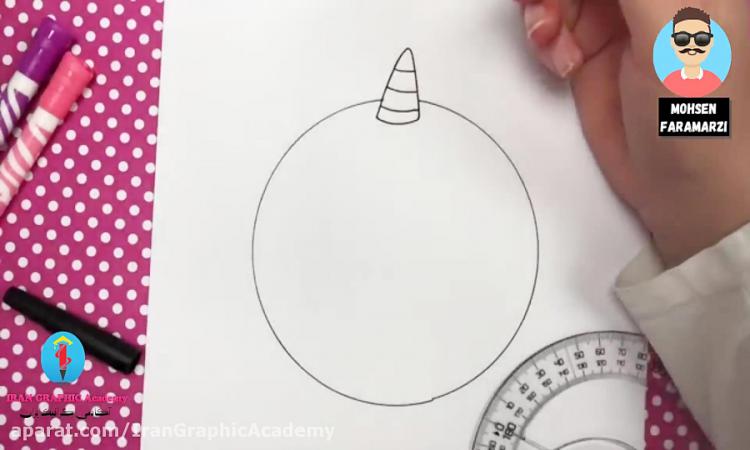 آموزش نقاشی آسان با مداد رنگی آپارات