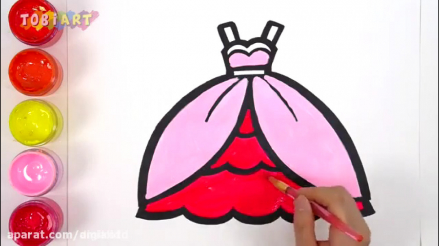 نقاشی پرنسسی دخترانه