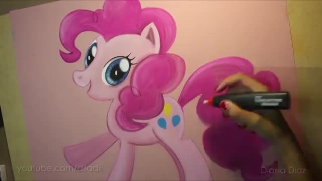 آموزش نقاشی اسب های پونی کوچولو