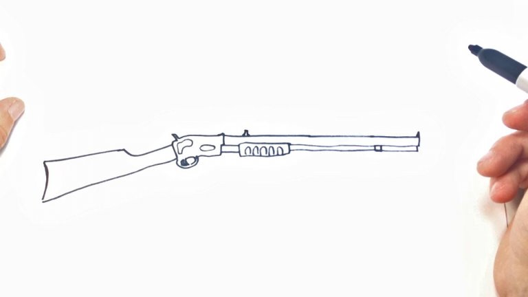 نقاشی تفنگ های جنگی