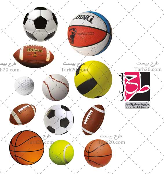 نقاشی توپ های ورزشی