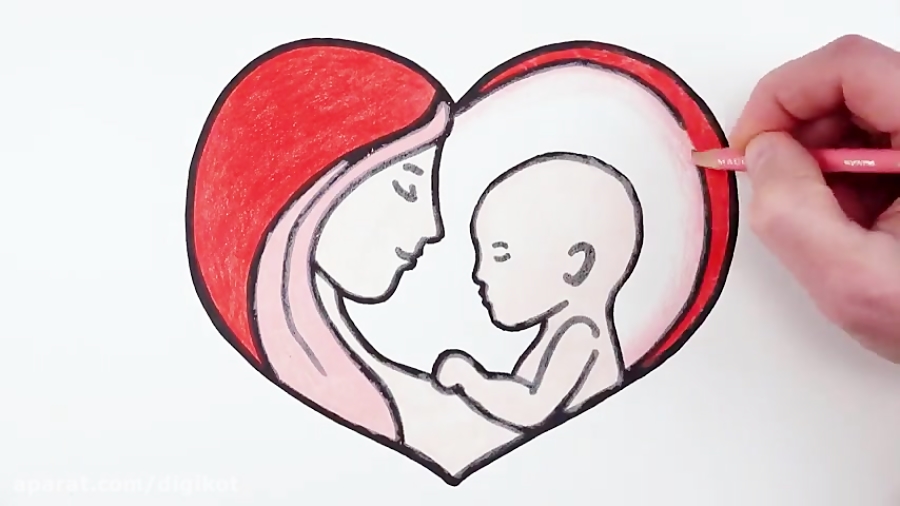 یک نقاشی برای تولد مادر