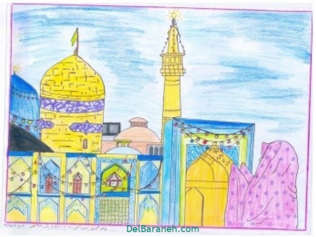 نقاشی جشن تولد امام رضا