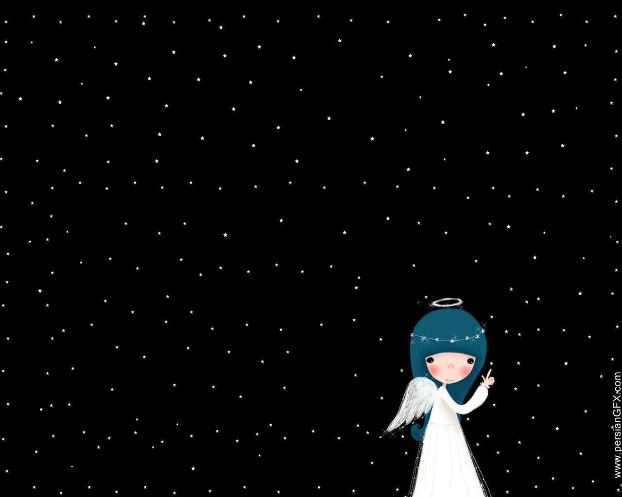 نقاشی ستاره های شب