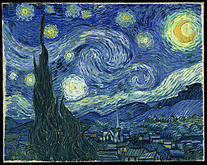 نقاشی ستاره های شب
