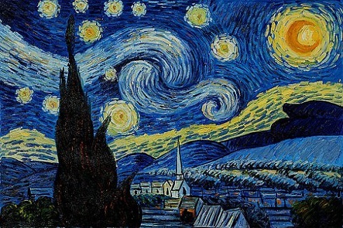 نقاشی شبهای پر ستاره