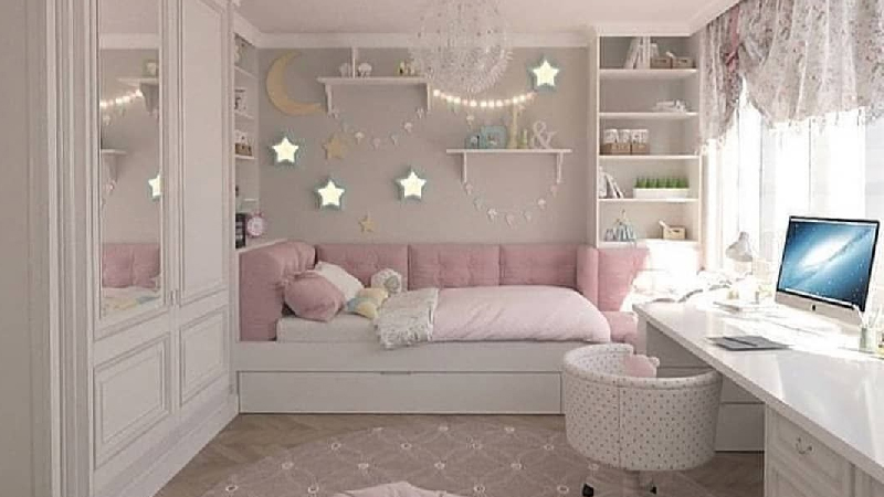 طراحی اتاق خواب دخترانه نوجوان