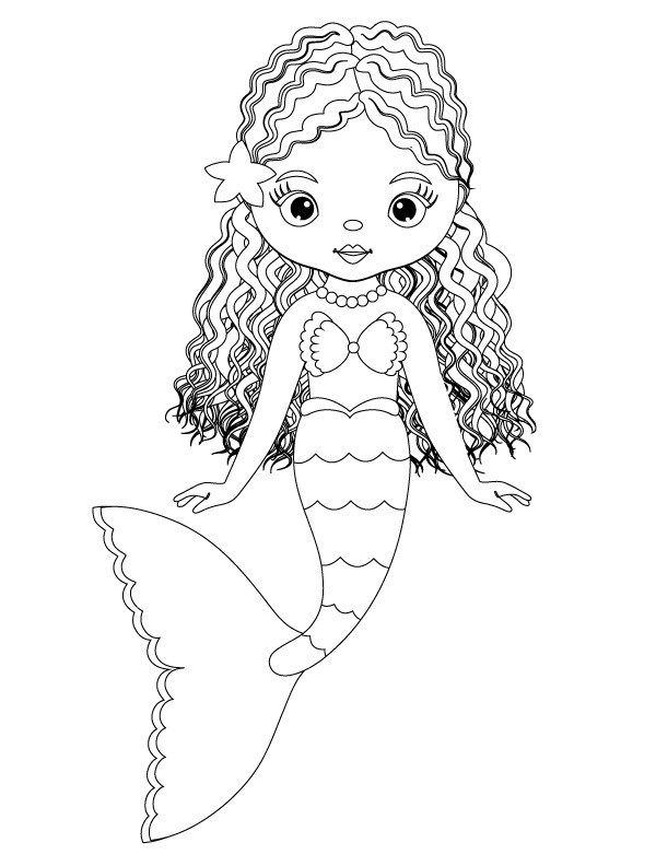 نقاشی کودکانه عروس دریایی