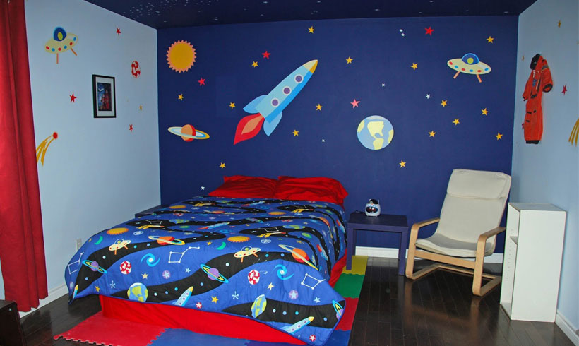 طراحی اتاق کودک پسرانه
