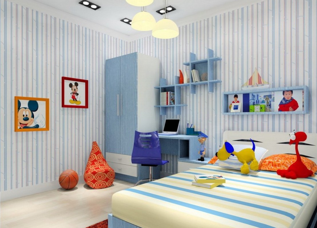 طراحی اتاق نوزاد پسر