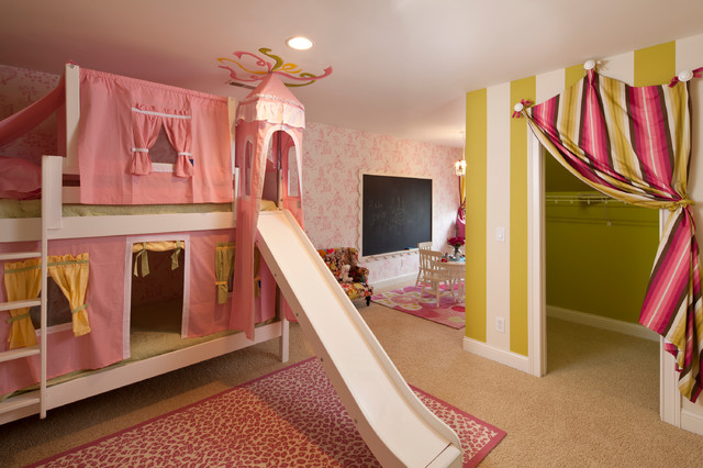 طراحی دیوار اتاق کودک دختر