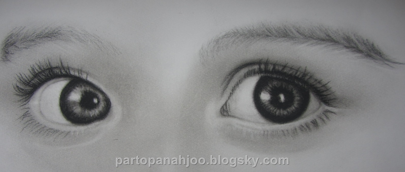 فیلم طراحی چشم و ابرو با مداد سیاه