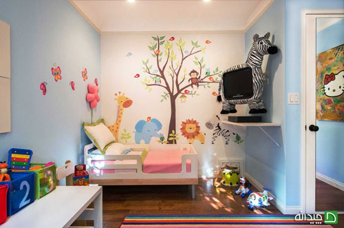 طراحی اتاق بچه با نمد