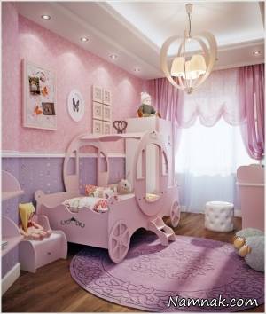 عکس دکوراسیون اتاق خواب دختر بچه