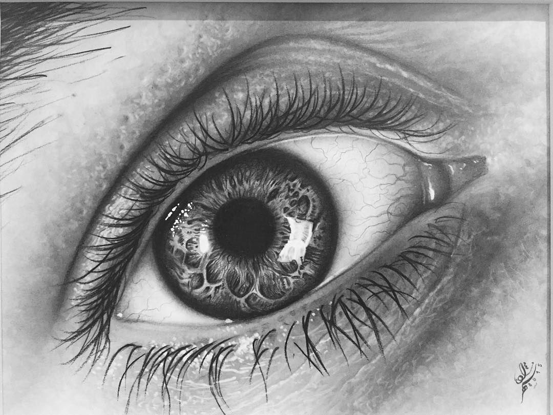 نقاشی چشم و ابرو با مداد