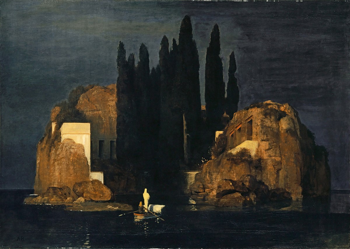 نقاشی جزیره مردگان