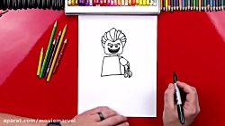 نقاشی لگو جوکر ساده