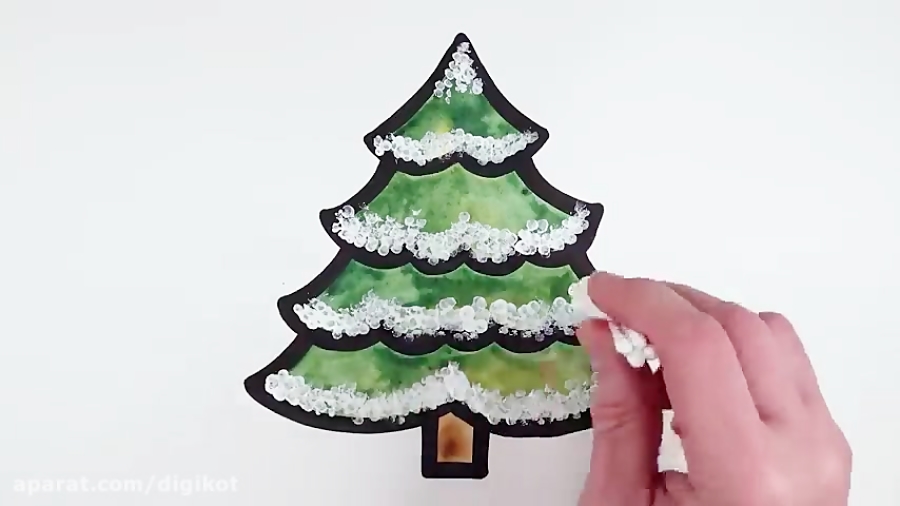 آموزش نقاشی درخت به کودک