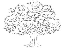آموزش نقاشی درخت به کودک