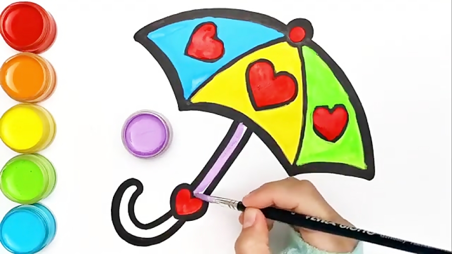 نقاشی چتر بازی