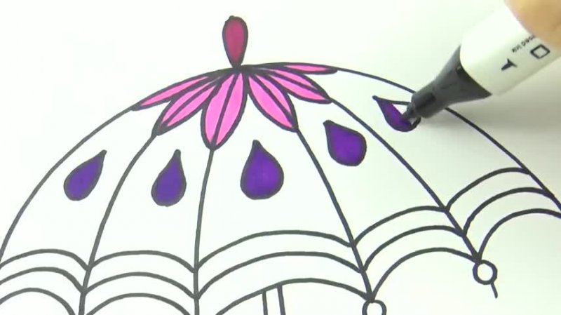 نقاشی چتر باز برای کودکان