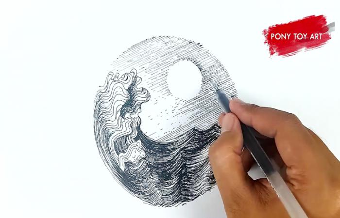 نقاشی با مداد شمعی اپارات