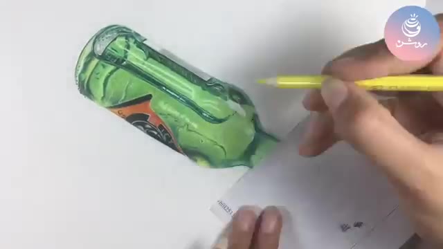 طراحی اشیا با مداد رنگی