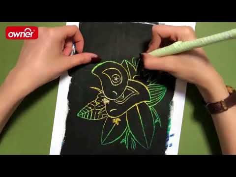 آموزش نقاشی با مداد شمعی برای کودکان