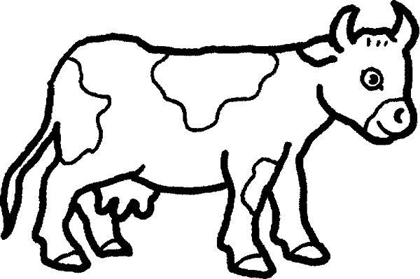 نقاشی ساده حیوانات اهلی برای کودکان
