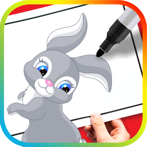 نقاشی ساده حیوانات برای کودکان