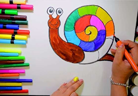 عکس حلزون برای نقاشی کودکان