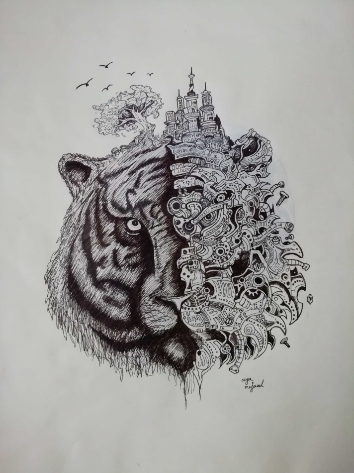 نقاشی حیوان با راپید