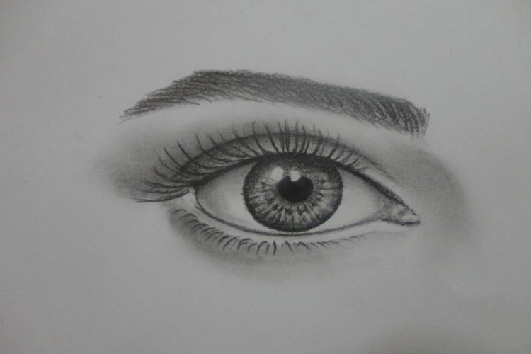 نقاشی چشم با راپید